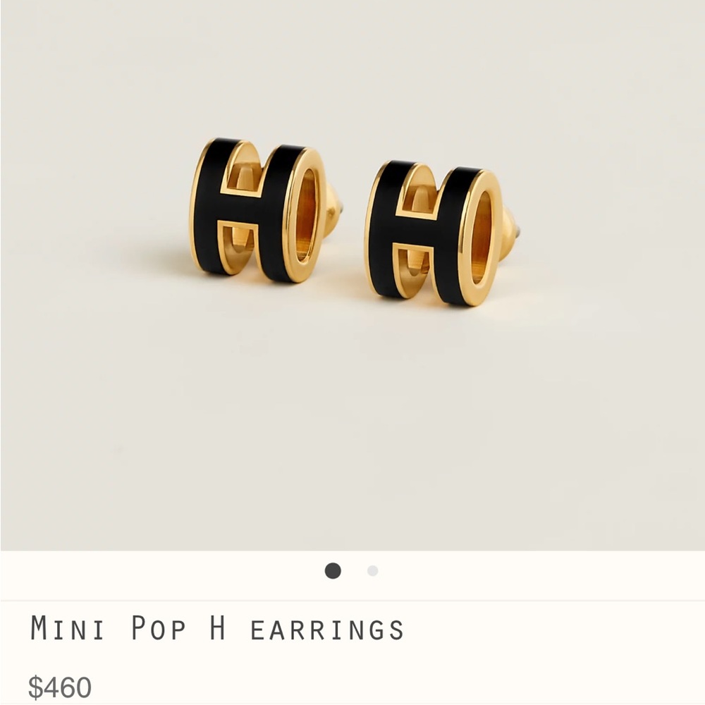 Hermes mini pop H earrings